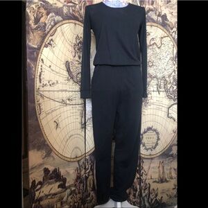 Asos athletic relaxed jumpsuit with sheer paneling. Size 4